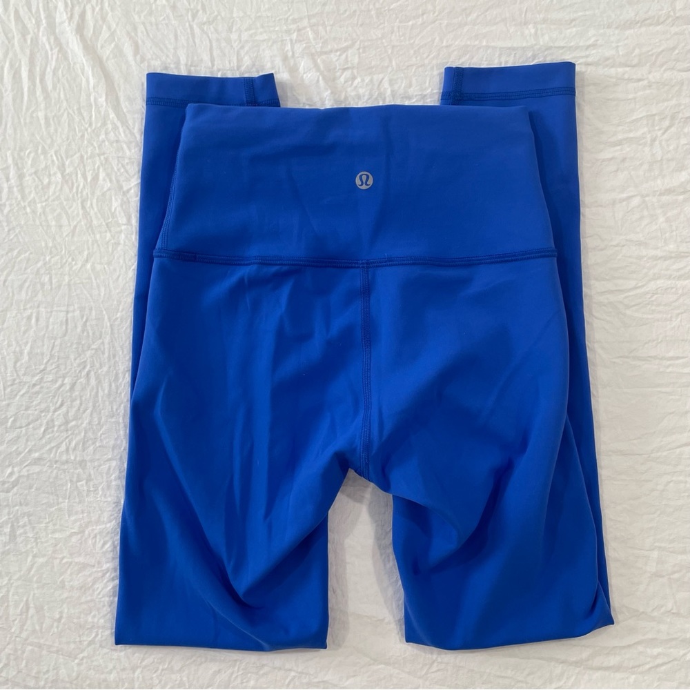 lululemon electric blue leggings 25”